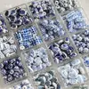 Material para Mãos DIY Fragmentos de Porcelana Azul e Branca Nicho Contas Soltas Contas com Contas Contas Pintadas à Mão Acessórios de Cerâmica Colar de Corrente Outros