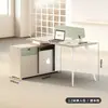 Set de Escritorio y Silla de Oficina para Personal, Simple y Moderno, Estación de Trabajo para 4/6 Personas con Pantalla Divisoria, Escritorio de Oficina para Personal Financiero