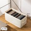 Caja de Almacenamiento de Ropa para Armario de Casa, Organizador por Capas para Ropa y Pantalones, Cesta de Almacenamiento Plegable de Tela Oxford