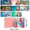 Tarjetas de Felicitación Navideñas Populares Transfronterizas Multiserie Hechas a Mano con Diamantes Juego de 9 Piezas con Sobres Pegatina de Diamante Dibujos Animados Juego de 6 Piezas