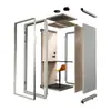 Oficina móvil, cabina insonorizada, cabina telefónica insonorizada para dos personas, sala de transmisión en vivo, sala insonorizada modular, sala de conferencias, cabina para reuniones