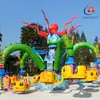Instalações de diversão para crianças e pais no parque Polvo grande giratório Plástico reforçado com fibra de vidro de alta qualidade luzes Lindo estiloso