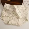 Calzones de Algodón Puro para Niñas, Clase a Antibacterianos 10A, con Diseño Floral Dulce, Cobertura Total, Transpirables, con Extensión en la Entrepierna