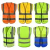Chaleco de Seguridad para Construcción, Chaleco para Obra, Ropa Reflectante, Chaleco Reflectante con Logo, Chaleco Reflectante de Entrenamiento
