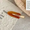 Estilo Maillard! Presilha de Cabelo Exclusiva de Acetato! Presilha de Maquiagem de Alta Qualidade, Presilha de Cabelo de Celebridade da Internet, Presilha de Cabelo, Presilha Lateral da Moda