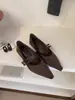 Zapatos de Mujer Chuyuji de Suela Blanda Puntiagudos 2026 Otoño Nuevo Diseño de Nicho Mary Janes Bajos