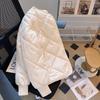 Amazon transfronterizo otoño e invierno nuevo versión coreana de algodón acolchado suelto con diamantes yeso chaqueta acolchada corta para mujer ropa pan capa de chaqueta acolchada corta comercio exterior