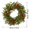 Amazon Nuevo Cono de Pino Navideño Guirnalda de Pino de Norfolk Guirnalda de Simulación Decoración Navideña Puerta Principal Colgador de Puerta