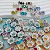 Espaçador Panjia em Formato de Coração Cristal Brilhante Coração Amor Contas DIY Moda Corrente de Celular Acessórios de Caneta com Contas Versáteis