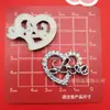 Oro y Plata Electroplateados Flor Estrella Estilo Pequeño Fragante Corazón Lazo Corbata DIY Plástico Accesorios Pasador Funda de Teléfono Materiales