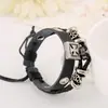 Pulsera étnica de piel de vaca joyería no convencional fábrica mayorista venta directa joyería de venta caliente pulsera de cuero genuino