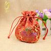 Bolsa de brocado com fundo redondo cor bolsa pequena para joias Jade Jade jade bolsa de brocado bolsa da sorte pequena bolsa de presente