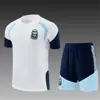 Camiseta de Fútbol de Manga Corta para Entrenamiento, Conjunto de Uniforme, Transfronterizo Francia España Brasil Argentina Real Madrid Países Bajos Inglaterra