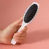 Fornecimento de fábrica pente de aço para perucas pente de peruca pente com airbag massageador de couro cabeludo pente para cabelo longo cacheado feminino fofo portátil pente com almofada de ar