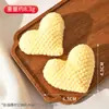 Flores de Lã em Formato de Coração para o Dia dos Namorados, Corações 3D de Crochê Feitos à Mão, Corações Tecidos Preenchidos com Algodão, Acessórios DIY