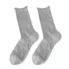 Calcetines con Borde Enrollado para Mujer, Calcetines de Media Pantorrilla, Calcetines Finos Holgados de Primavera y Verano, Calcetines de Algodón Transpirables de Malla Estilo Japonés, Calcetines Sin Costuras al por Mayor