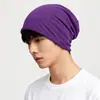 Bufanda de moda para celebridades de internet sombrero holgado estilo fino para otoño e invierno sombrero a prueba de viento posparto para mujer sombrero de punto holgado versátil para mujer