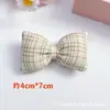 Accesorios de Lazo Rellenos de Algodón Listos para Usar Almohada a Cuadros Nudo Accesorios para el Cabello Pasadores Zapatos y Calcetines Ropa de Otoño e Invierno Accesorios de Joyería DIY
