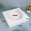Caja de papel para comida al aire libre, caja de embalaje para pizza, caja universal con ventana para pasteles y galletas, caja para pasteles al por mayor de 6/8/10 pulgadas