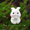 Micro paisagem bonito desenho animado cenoura coelho adorável coelho animal mão jardinagem acessórios mini pequenos ornamentos