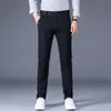 Pantalones Casuales de Algodón Puro para Hombre Primavera y Verano Pantalones Ajustados Pantalones Casuales Pantalones de Hombre Nuevo Estilo Delgado de Verano