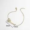 Colgante de Nuevo Producto Transfronterizo con Cuerda Trenzada Ajustable para Mujer, Versátil, Patrón de Tijeras de Acero Inoxidable, Pulsera Lista para la Venta