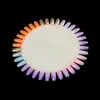 Mano Prostética para Uñas Artísticas, Mano de Práctica para Uñas Artísticas, Tarjeta de Exhibición de Colores para Uñas Artísticas, Herramientas para Uñas Artísticas, Molde Redondo Grande para Uñas