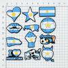 Nueva serie de fútbol argentino transfronteriza zapatos de agujeros accesorios de flores DIY personalidad goma suave desmontable accesorios de hebilla para zapatos