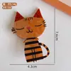 Presilha de Cabelo Fofa e Adorável em Formato de Gato com Acabamento de Luxo para a Parte de Trás da Cabeça, Novo Estilo 2026 Feminino Presilha de Garra de Uma Linha Acessório de Cabelo