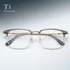 Montura de Gafas con Aro Baishifen Tallas Grandes para Hombre C96661Y Montura de Gafas para Miopía 'Gentle Tech Guy' Dispensación de Gafas Danyang