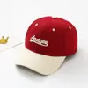 Boné de beisebol infantil INS, novo modelo de outono, chapéu de sol com letra bordada, boné casual versátil de bico de pato para meninos em estilo japonês e coreano