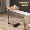 Mesa Auxiliar de Lujo Ligero, Mesa de Esquina Sencilla para Sala de Estar, Hogar, Hotel y Casa de Huéspedes, Mesa Auxiliar Pequeña, Mesita de Noche, Mesa de Café Móvil para Apartamento Pequeño
