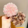 Menina Elástico de Cabelo de Alta Elasticidade Sem Danificar Cabelo Fita de Borracha Menina Doce Princesa Argola de Cabelo Intestino Grosso Crianças Colorido Malha Corda de Cabelo Novo