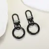 Hebilla de Puerta de Color Caramelo con Llavero Colgante de Hebilla de Resorte Accesorios para Joyería DIY Anillo Abierto de Conexión Anillo de Resorte Material