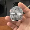 Nuevo Micrófono Cableado e Inalámbrico Beta58A Rejilla de Micrófono Accesorios para Micrófono Cabezal de Rejilla de Micrófono Material Semimetálico
