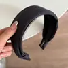 Faixa de Cabelo Estilo Coreia do Sul Alargada Sensação de Alto Padrão Grampo de Cabelo de Aba Larga Novo Acessório de Cabelo para o Topo da Cabeça Feminino Antiderrapante Sem Pressão Cabelo