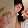 Brincos de agulha de prata 925 barraca mercado noturno fornecimento moda Coreia do Sul novo elegante celebridade da internet atacado joia de orelha quente