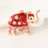 Llavero Creativo de Elefante con Incrustaciones de Diamantes de Colores Serie Animal Colgante de Coche Pequeño Regalo Accesorios para Llaveros