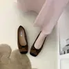 Zapatos de Ballet Planos Retro Franceses con Lazo para Mujer 2026 Nuevos Zapatos de Calle Planos Poco Profundos Zapatos de Abuela