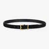 Cinturón de Mujer Accesorio de Moda Cinturón de Cuero Gamuzado Estilo Retro Francés 2.5 de Ancho Cinturón de Gamuza de Vacuno Estilo Masculino