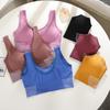 Sujetador Deportivo de Espalda Descubierta en Forma de U para Fitness Sin Aros, Copa Completa, Cómodo, Reductor de Presión, Realzador, Anti-Caída para Mujer