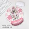 Novo filhote de cachorro fofo mouse pad almofada de pulso engrossado antiderrapante espuma de memória tridimensional escritório confortável e-sports 3D mouse