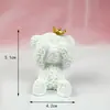 Estilo celebridade da internet Asas de pena real Asas de anjo bonitas Plug-in Bola transparente colorida Decoração Decoração de bolo para assar