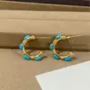 Brincos em Formato de C com Zircônias Estilo Retrô Francês, Elegantes e Simples, Brincos de Design Único, Moda de Nicho e Brincos Versáteis