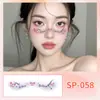 Nuevas Pegatinas Faciales de Maquillaje Lindas Accesorios para Fotografía de Festivales de Música Cumpleaños Pegatinas Faciales de Tatuaje de Maquillaje Pegatinas de Tatuaje