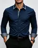 Camisa Top Masculina Respirável Confortável Levemente Elástica de Quatro Vias para E-commerce Transfronteiriço Dropshipping
