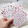 Pegatinas Románticas para Uñas con Forma de Corazón 3D para el Día de San Valentín al por Mayor, Labios Rojos de Chicas Atrevidas, Decoraciones de Moños, Uñas Portátiles, Accesorios para DIY