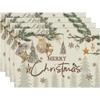 Amazon Caliente Nuevo Mantel de Invierno Mantel de Navidad Decoración del Hogar Decoraciones de Cocina Mesa de Comedor Mantel con Impresión Digital