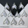 Pingente de cauda de sereia com gradiente de cor super fada de fantasia acessórios de joias para brincos, colares, pulseiras diy feitos à mão atacado