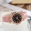 Reloj de Mujer, Estilo Ins, Sencillo y Elegante, Cielo Estrellado, Nicho Estudiantil, Accesorio de Moda Coreano, Reloj para Dama